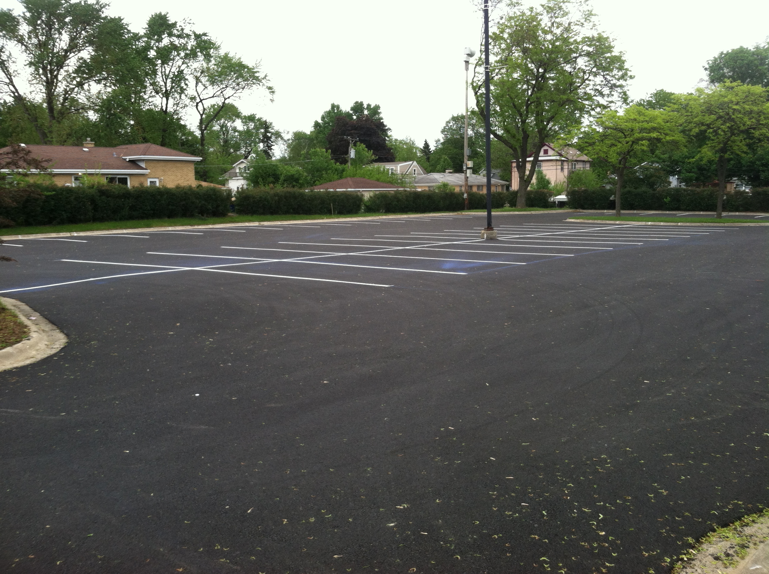 Striping at Jefferson Pool Complete